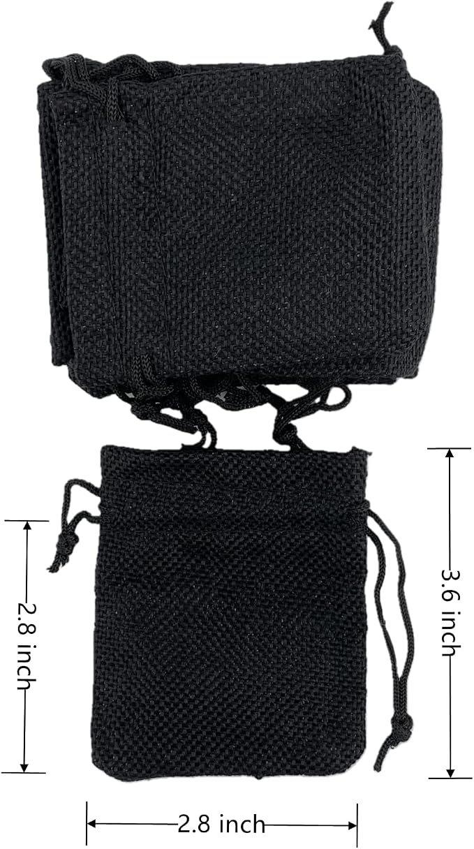 Palmhomee Pack of 25 Burlap Gift Bags - Image 3