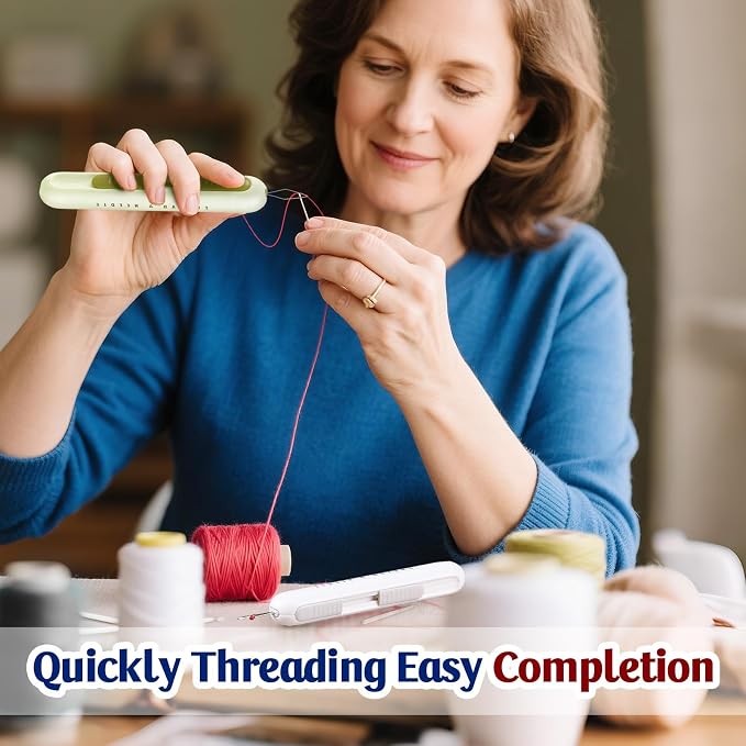 2 in 1 Needle Threader Seam Ripper Tool - Image 7