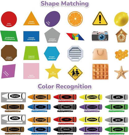 CHEFAN Felt Shape and Color Matching Game Set - Image 2