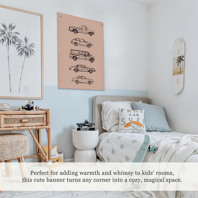 Toddler Boy Room Decor, Cars Room Decor - Image 4