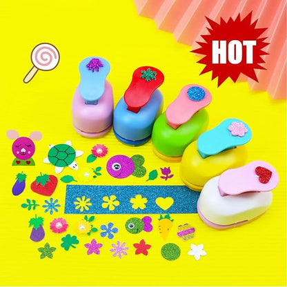 6 Pcs Colorful Craft Hole Punch - Image 7