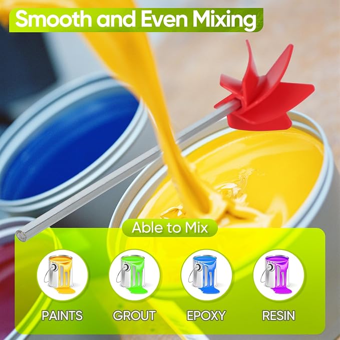 2-Pack Helix Paint Mixer Attachment - Image 4