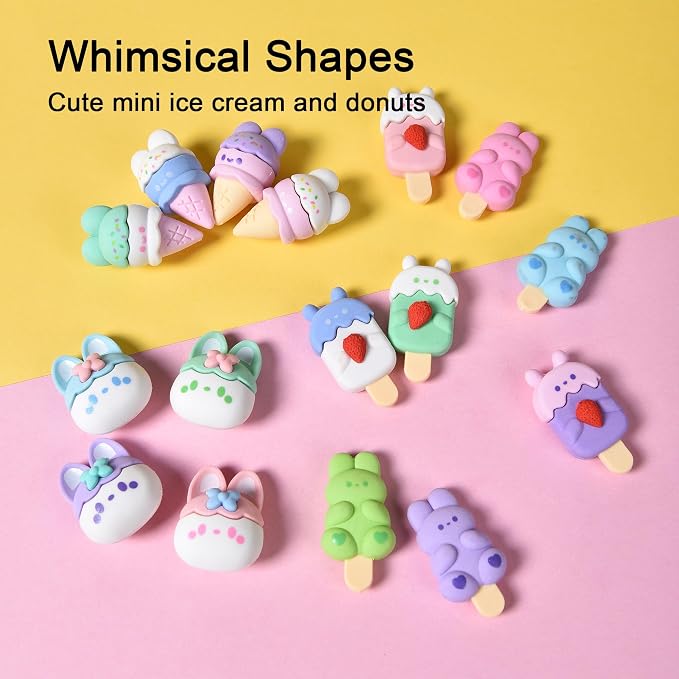 HILAZA 16 Pcs Ice Cream Erasers - Image 2