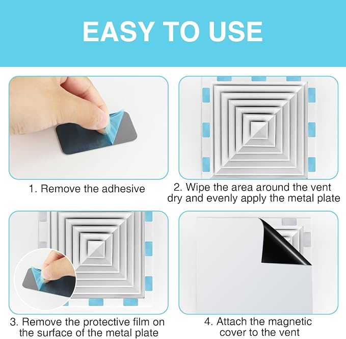 30 Pcs Adhesive Metal Plate for Magnets Mount, 2.36x1.18in Metal Strips for - Image 6