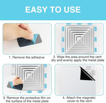 30 Pcs Adhesive Metal Plate for Magnets Mount, 2.36x1.18in Metal Strips for - Image 6