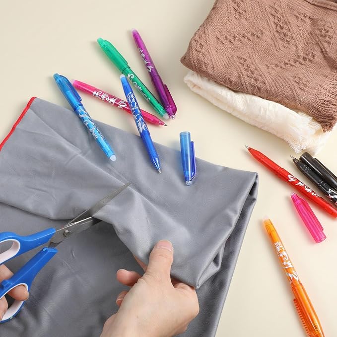 Hpmjz 16pcs Heat Erasable Pens for Fabric, Fabric Marking Pens Fabrics Markers - Image 5