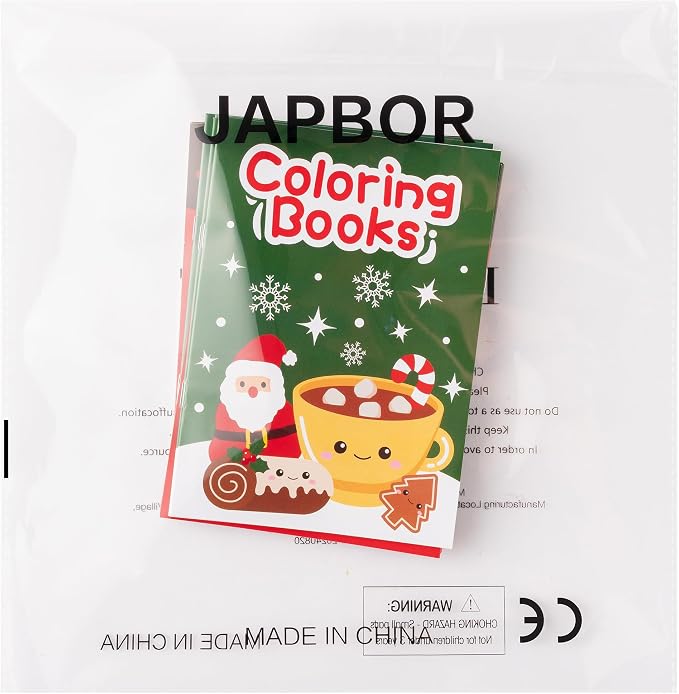 JAPBOR Christmas Food Coloring Books - Image 7