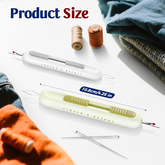 2 in 1 Needle Threader Seam Ripper Tool - Image 2