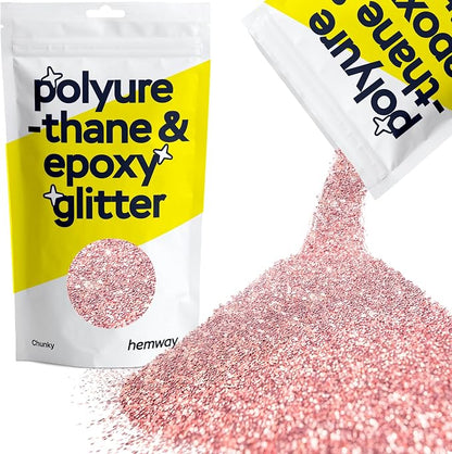 Hemway Polyurethane & Epoxy Resin Glitter 100g / 3.5oz Metallic Crystal Flake by Hemway
