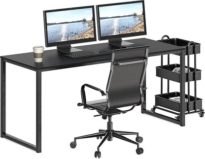 SHW Mission 55-Inch Home Office Computer Desk - Image 7