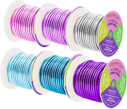 Mandala Crafts 8 Gauge Anodized Aluminum Craft Wire - Image 2