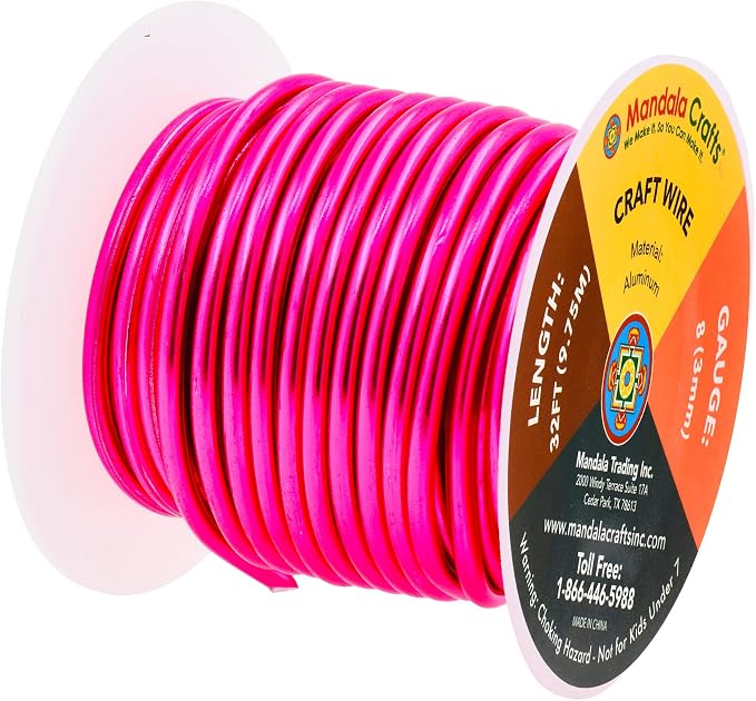 Mandala Crafts 8 Gauge Anodized Aluminum Craft Wire - Image 2