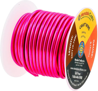 Mandala Crafts 8 Gauge Anodized Aluminum Craft Wire - Image 2