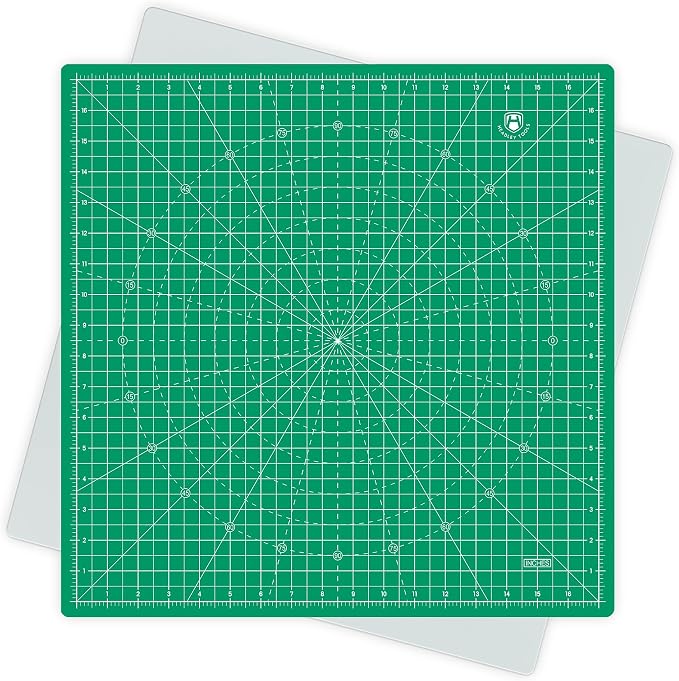 Headley Tools 17"x17" Rotating Cutting Mat, Self Healing Mat by HeadleyTools