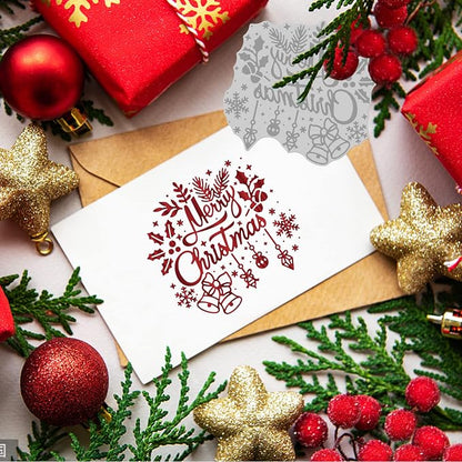 ORIGACH 2 PCS Merry Christmas Hot Foil Plate - Image 7