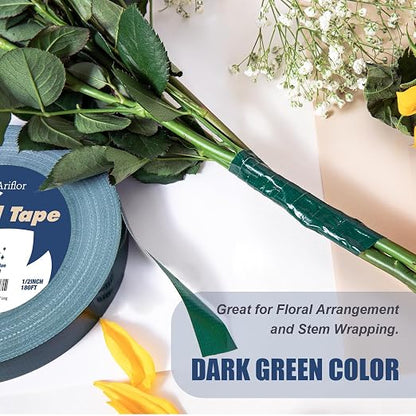 Green Floral Tape - Image 3