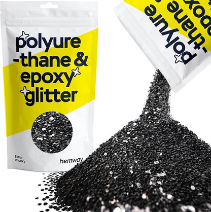 Hemway Polyurethane & Epoxy Resin Glitter 100g / 3.5oz Metallic Crystal Flake by Hemway