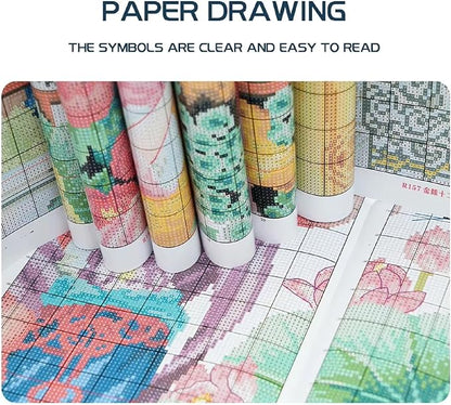 Magxvouy Cross Stitch Kits Stamped Full Range of Embroidery Kits, Cross Stitch - Image 5