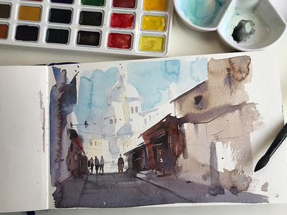 tumuarta Watercolor Journal, 140 LB, 300 GSM, Cotton Paper, Cold Press - Image 7