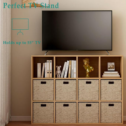 12-Cube Storage Shelf Bookcase - Image 7
