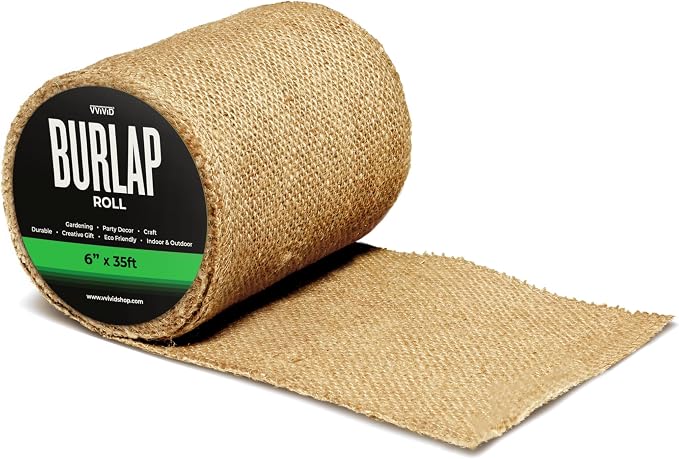 VViViD Burlap Fabric Roll Natural Jute by VVIVIDVINYLS