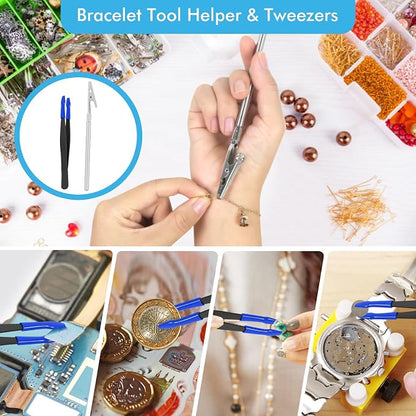 Toolour Jewelry Pliers Set Jeweler Making Tools Kit, Mini Craft Pliers Tool - Image 5