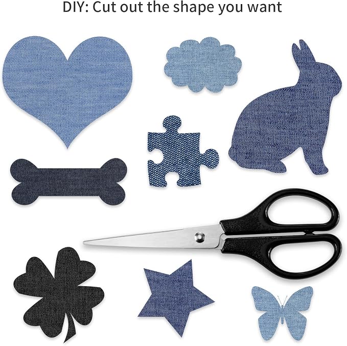 30 Pieces Iron on Patches for Clothing Repair Fabric Patches Iron on for Denim - Image 4