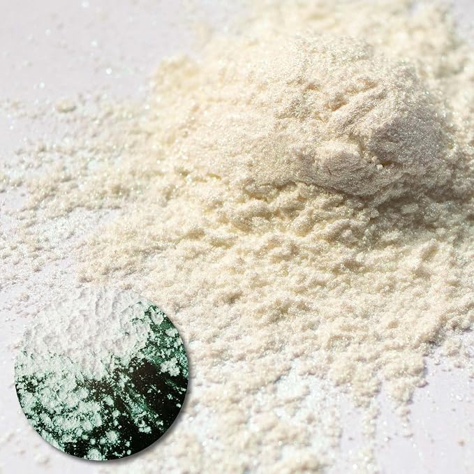 Ceya Interference Mica Powder, 1.8oz/ 50g Ghost Green Chrome Nail Powder - Image 2