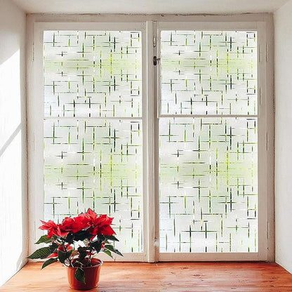 Finnez Frosted Window Film Non-Adhesive, Frosting Privacy Film - Image 4