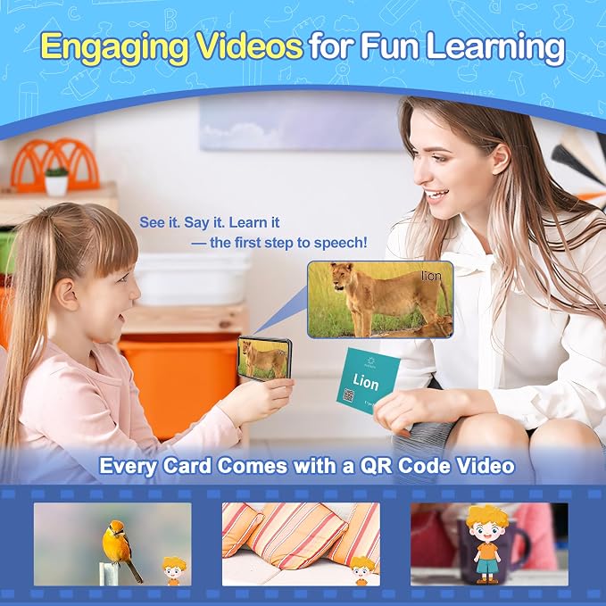 301 Noun Flash Cards for Toddlers, 4-Level Vocabulary Builder Real Life Picture - Image 3