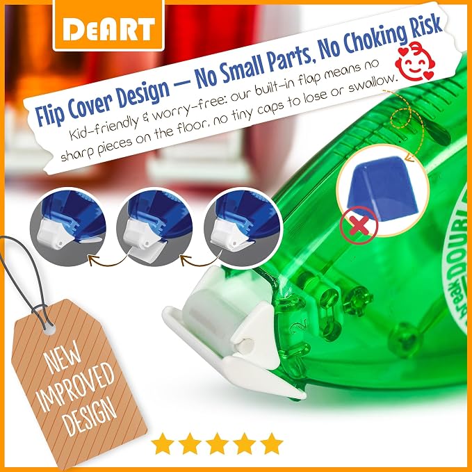 Double Sided Tape Scrapbook Tape Roller, Adhesive Glue Runner, Scrapbooking - Image 3