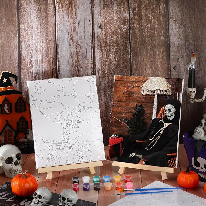 Zhanmai 12 Pack Pre Drawn Canvas - Image 4