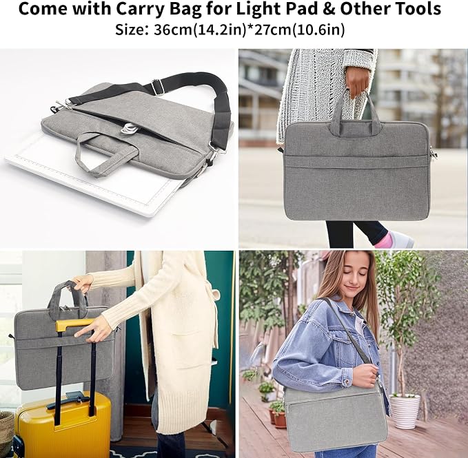 TOHETO A4 Light Board with Bag for Diamond Painting, Super Bright Magnetic - Image 2