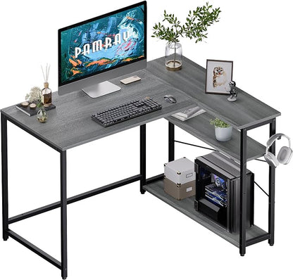 Pamray 43 Inch L Shaped Computer Desk by PAMRAY