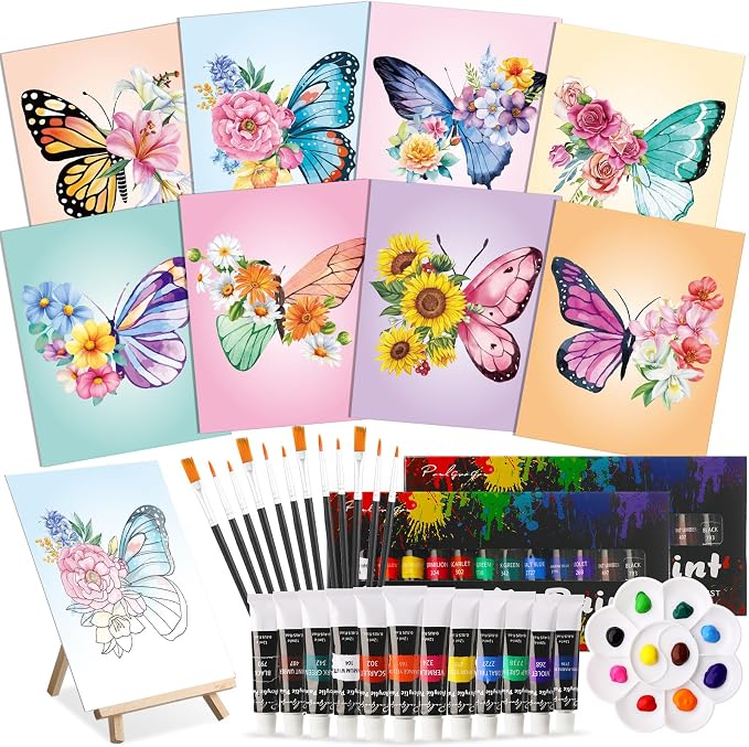 Cholemy 36 Pcs Paint and Sip Kit by Cholemy