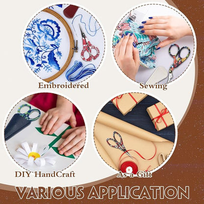 Zhehao 4 Pcs Sewing Embroidery Scissors - Image 6