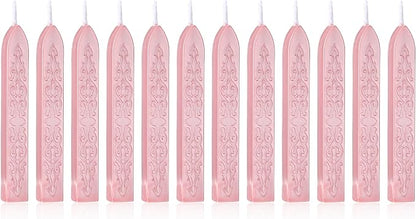 Yoption 12 Pcs Rose Gold Sealing Wax Sticks by Yoption