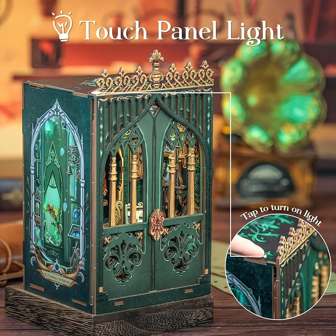 Fsolis Book Nook Kits, DIY Miniature House Kit 3D Puzzles - Image 7