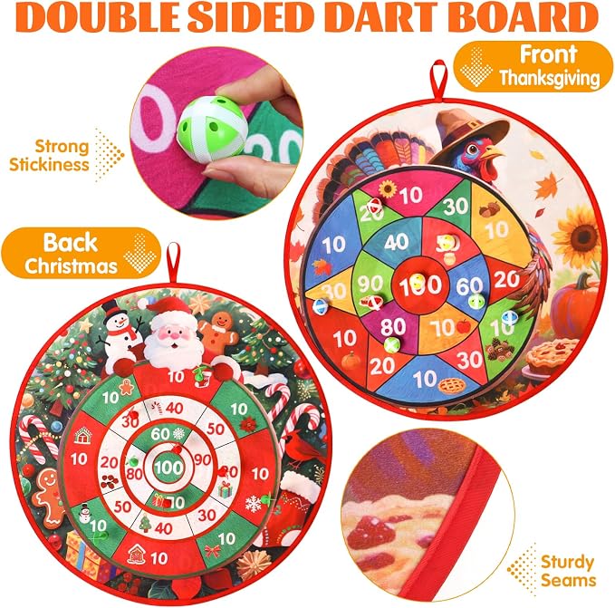 Thanksgiving Games: 29" Turkey Dart Board - Image 3