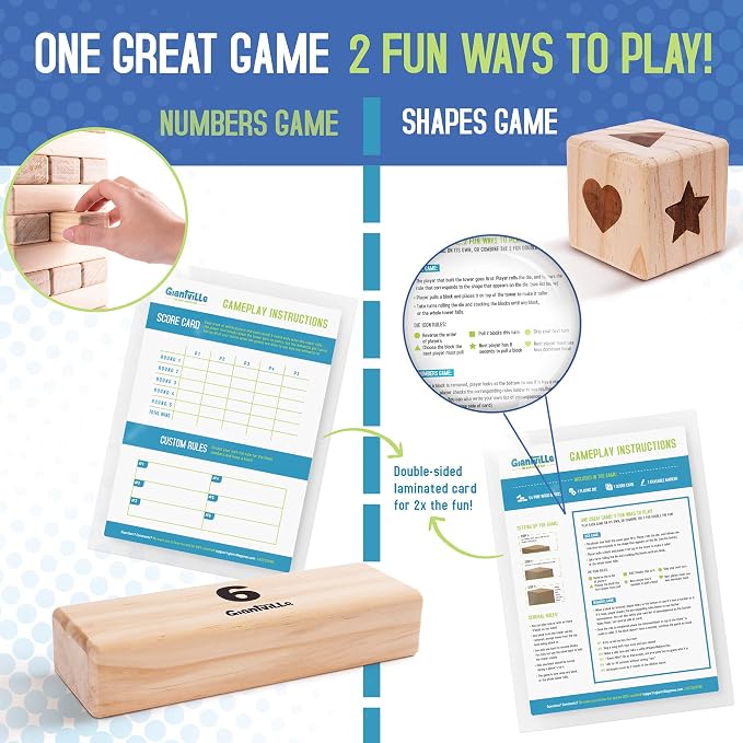 Giantville Giant Tumbling Timber Toy - Image 5
