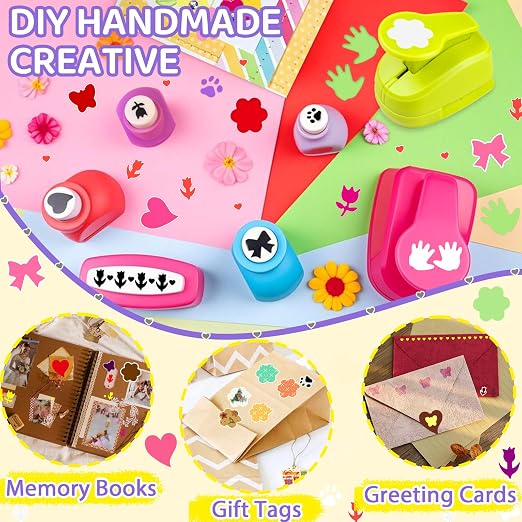Creative Kids DIY Puncher Craft Set, Paper Hole Punches - Image 5