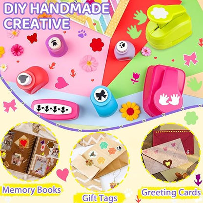 Creative Kids DIY Puncher Craft Set, Paper Hole Punches - Image 5