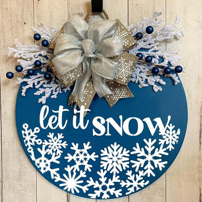 Christmas Stencils for Painting on Wood 12" Christmas Doormat Stencils Holiday - Image 6