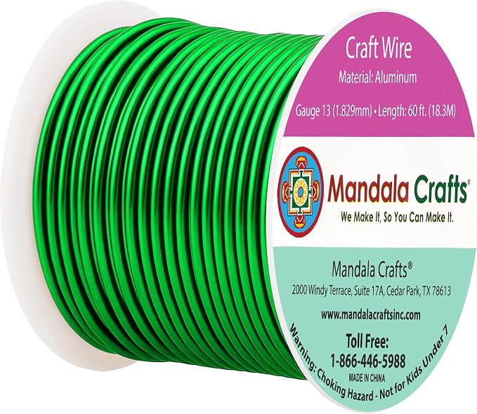 Mandala Crafts 13 Gauge Anodized Aluminum Craft Wire - Image 2
