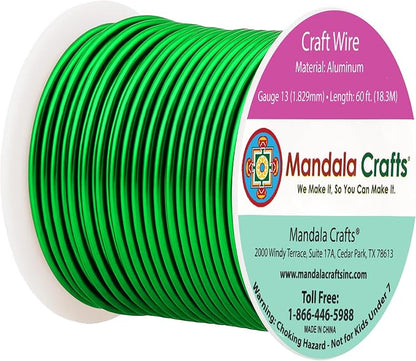 Mandala Crafts 13 Gauge Anodized Aluminum Craft Wire - Image 2