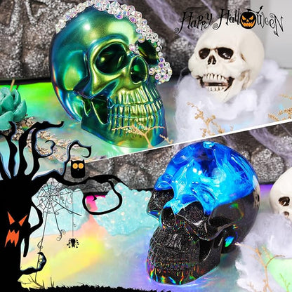 LET'S RESIN Silicone 3D Large Skull Shape Molds, Skeleton Skull Epoxy Resin Mold - Image 3
