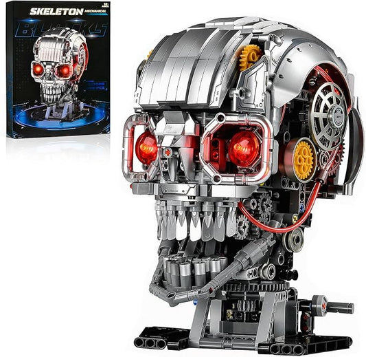 Mechanical Halloween Skull Building Set by SATHIBI