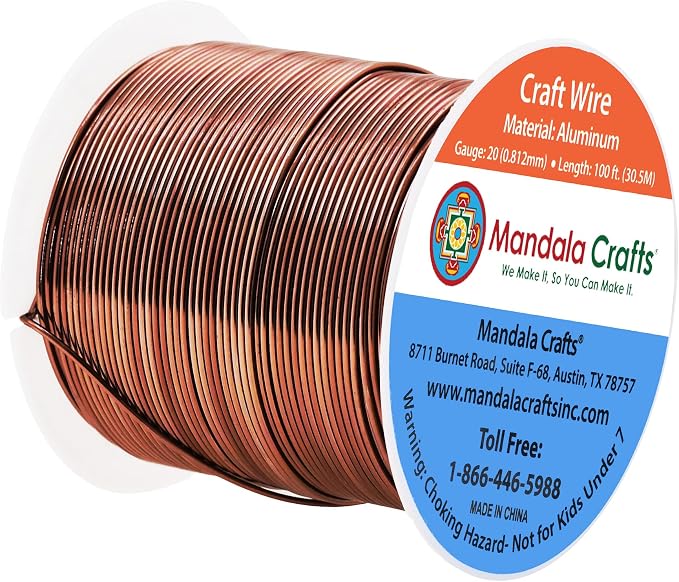 Mandala Crafts 20 Gauge Anodized Aluminum Craft Wire - Image 2