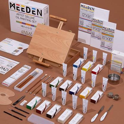 MEEDEN Oil Painting Kit, Painting Sets by MEEDEN