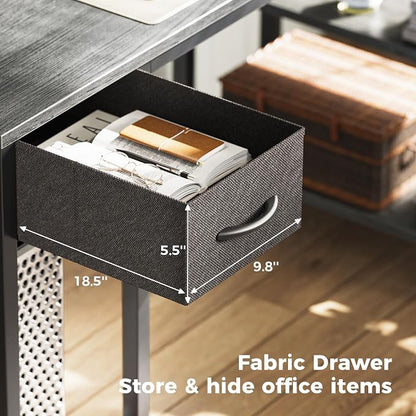 SUPERJARE 53 inch Reversible L Shaped Desk - Image 3